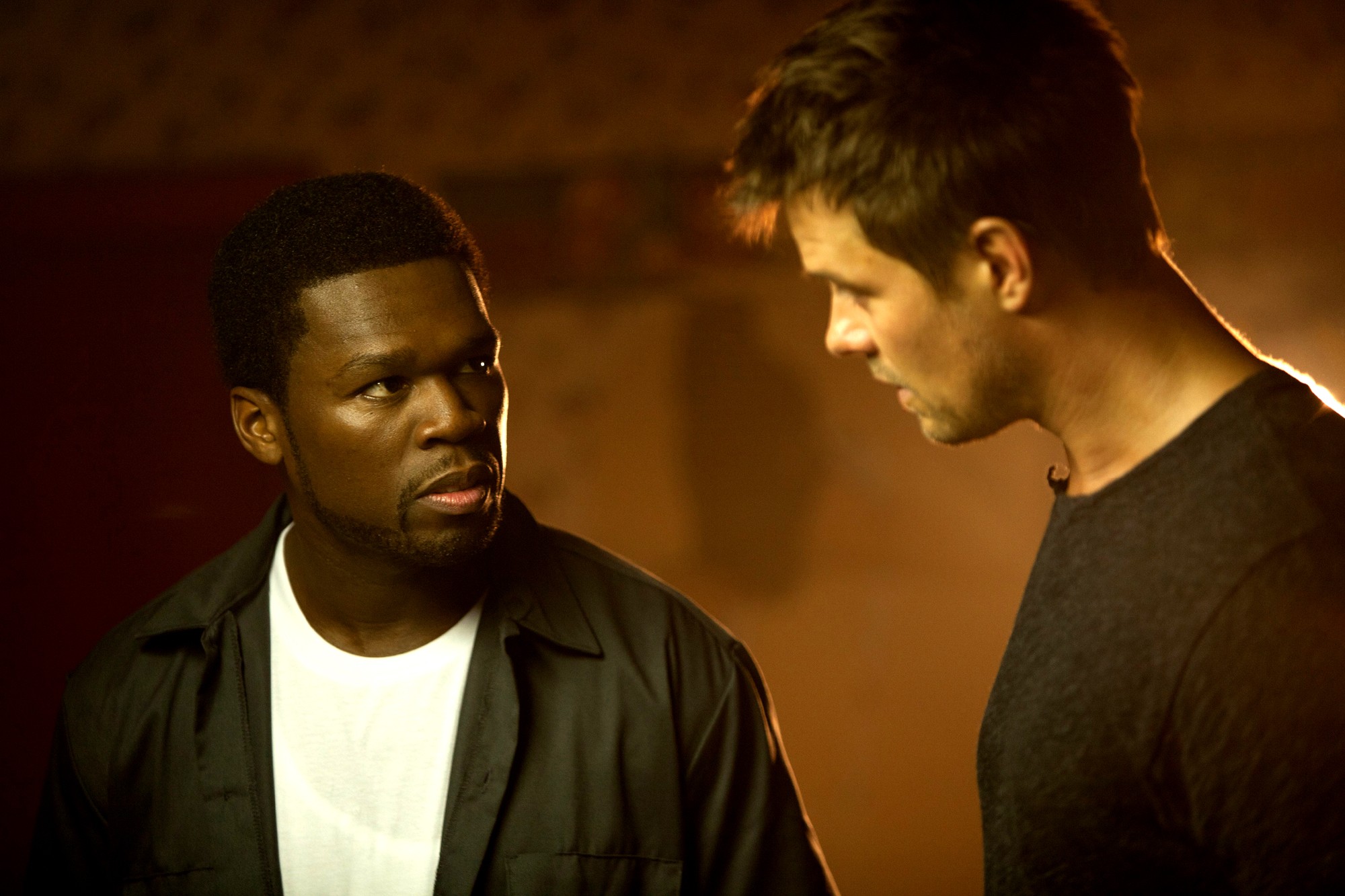 50 Cent stars as Emilio and Josh Duhamel stars as Jeremy Coleman in Lionsgate Films' Fire with Fire (2012)