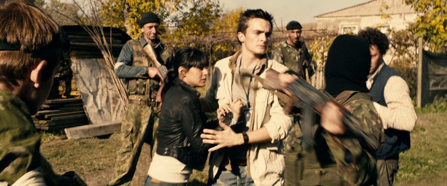 Emmanuelle Chriqui stars as Tatia and Rupert Friend stars as Thomas Anders in  Anchor Bay Films' 5 Days of War (2011)