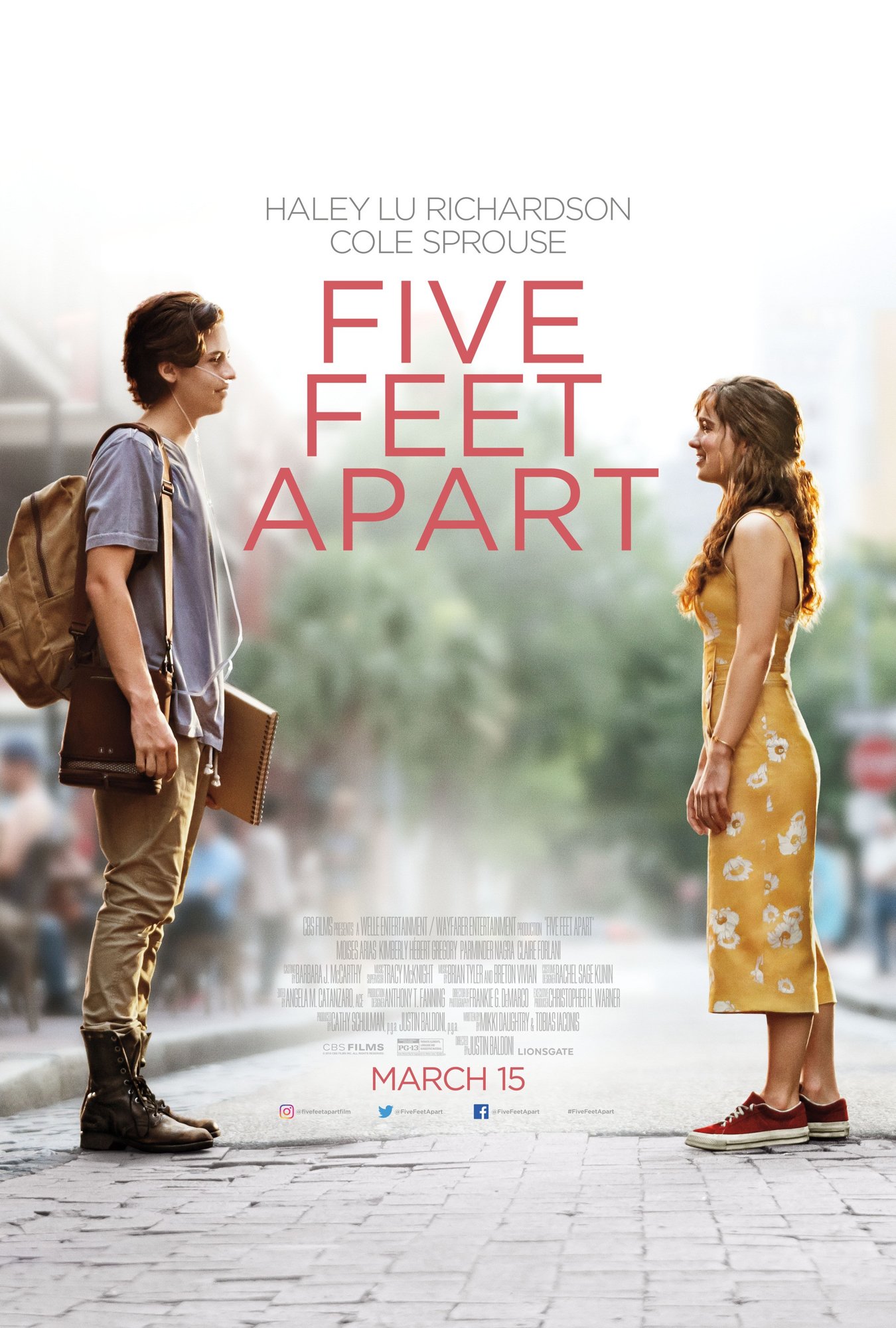 Poster of Lionsgate's Five Feet Apart (2019)