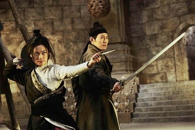 Chris Lee and Jet Li (Chow Wai On) in Indomina Releasing's The Flying Swords of Dragon Gate (2012)