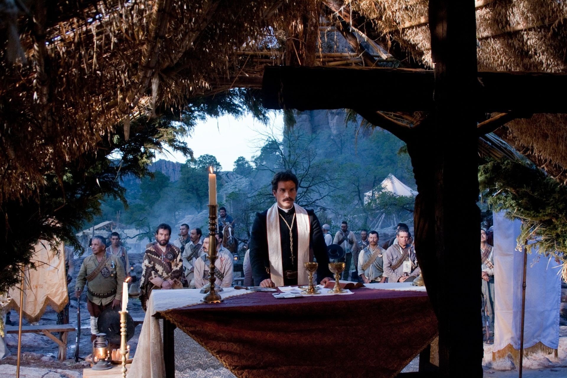 Santiago Cabrera stars as Father Vega in ARC Entertainment's For Greater Glory (2012). Photo credit by Hana Matsumoto.