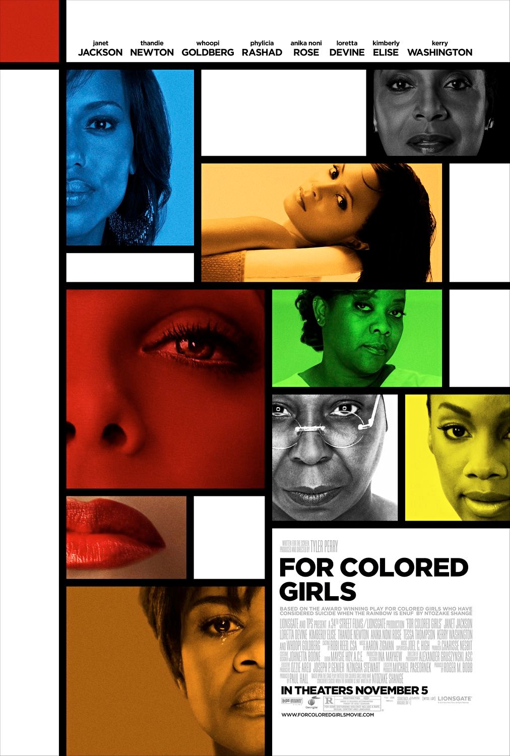 Poster of Lionsgate Films' For Colored Girls (2010)