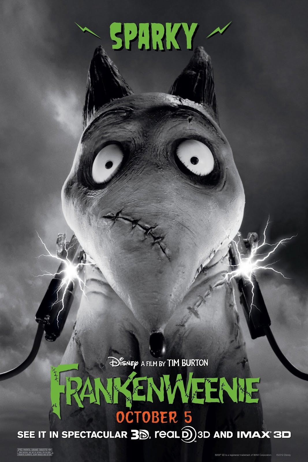 Poster of Walt Disney Pictures' Frankenweenie (2012)