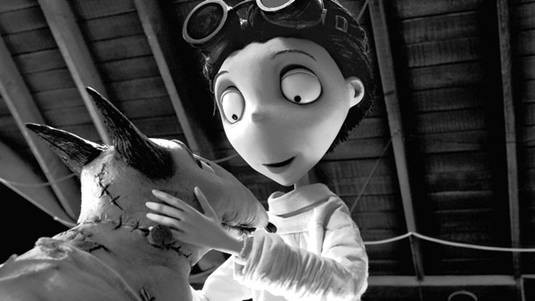 Sparky and Victor Frankenstein from Walt Disney Pictures' Frankenweenie (2012)