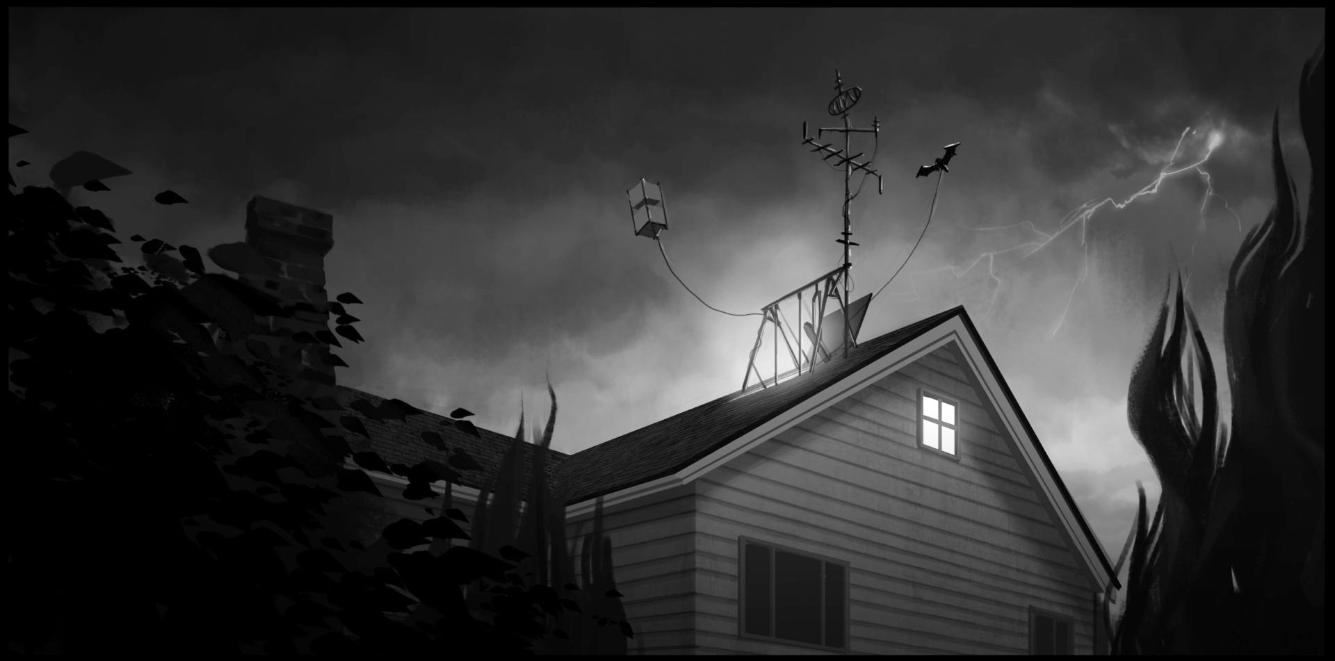 A scene from Walt Disney Pictures' Frankenweenie (2012)