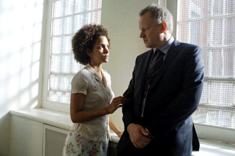 Halle Berry stars as Frankie Murdoch and Stellan Skarsgard stars as Dr. Oz in Codeblack Films' Frankie and Alice (2014)