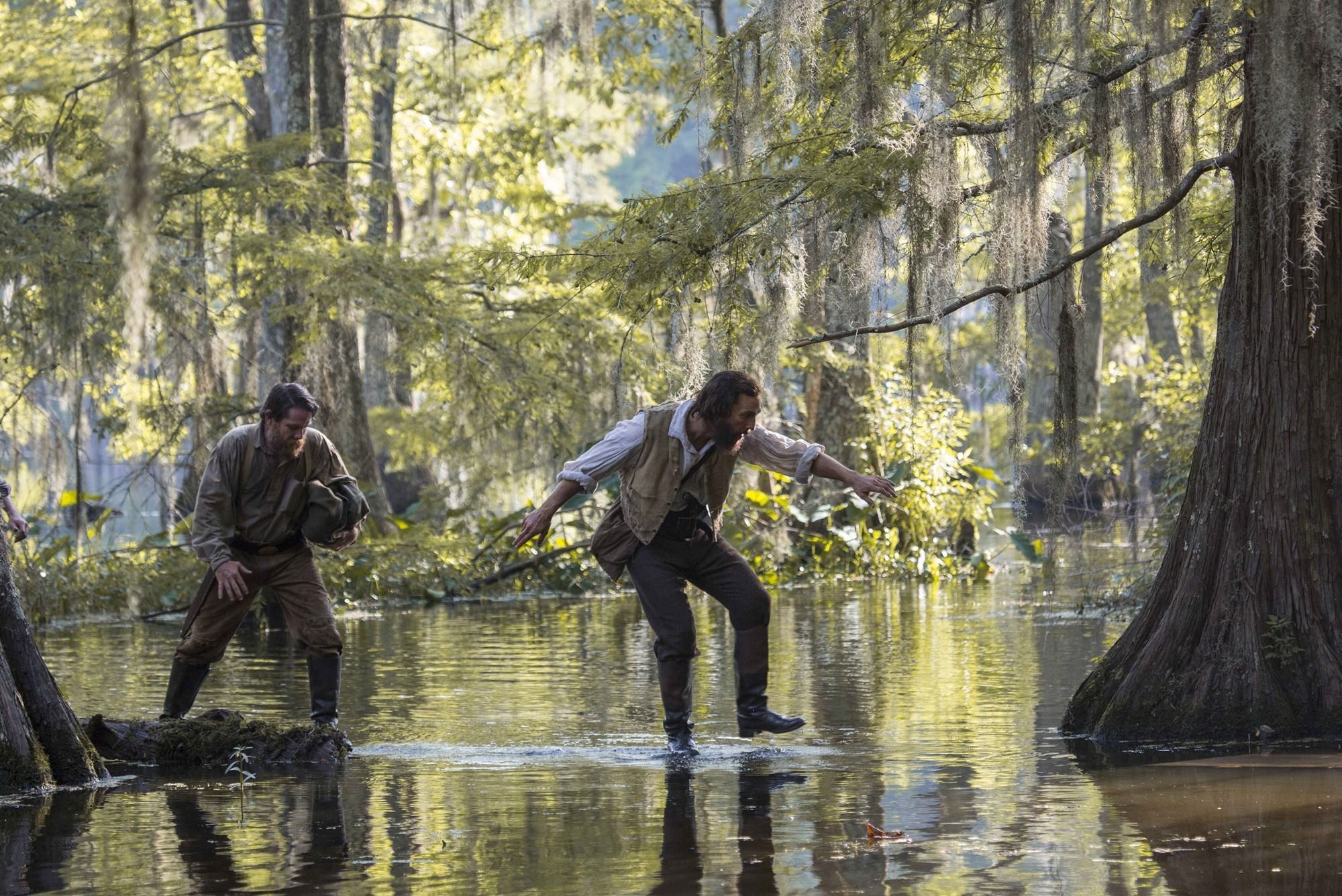 Christopher Berry stars as Jasper Collins and Matthew McConaughey stars as Newton Knight in STX Entertainment's Free State of Jones (2016)