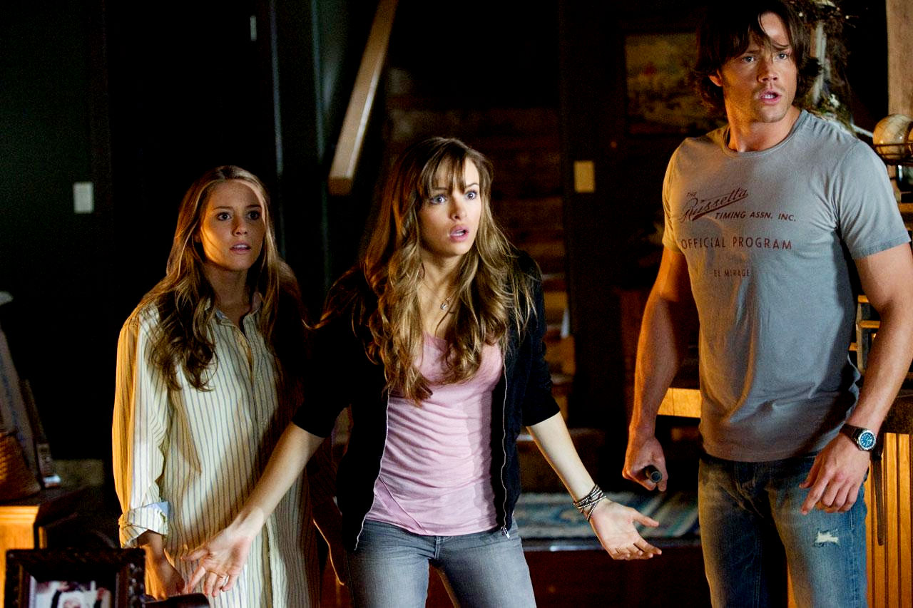 Julianna Guill, Danielle Panabaker and Jared Padalecki in Paramount Pictures' Friday the 13th (2009)