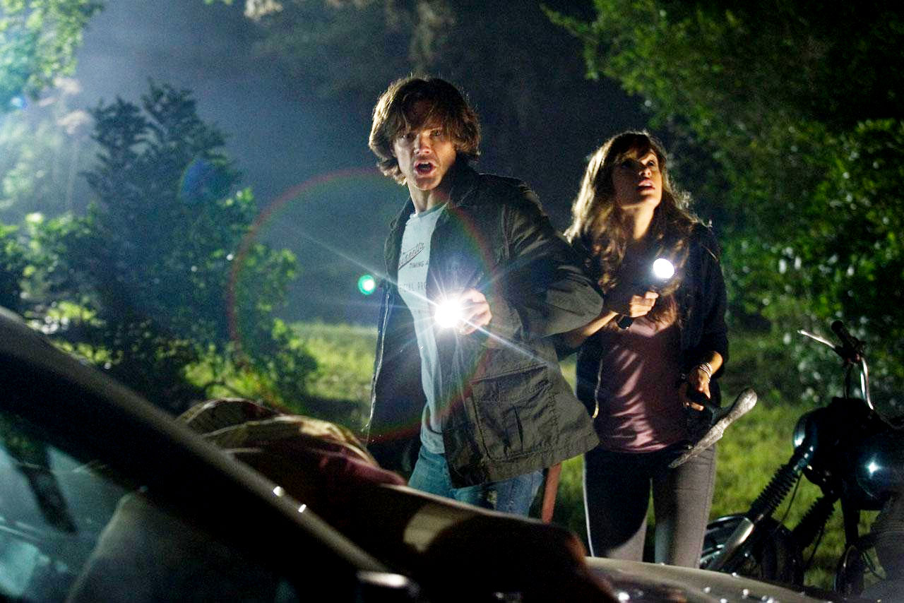 Jared Padalecki stars as Clay and Danielle Panabaker stars as Jenna in Paramount Pictures' Friday the 13th (2009)