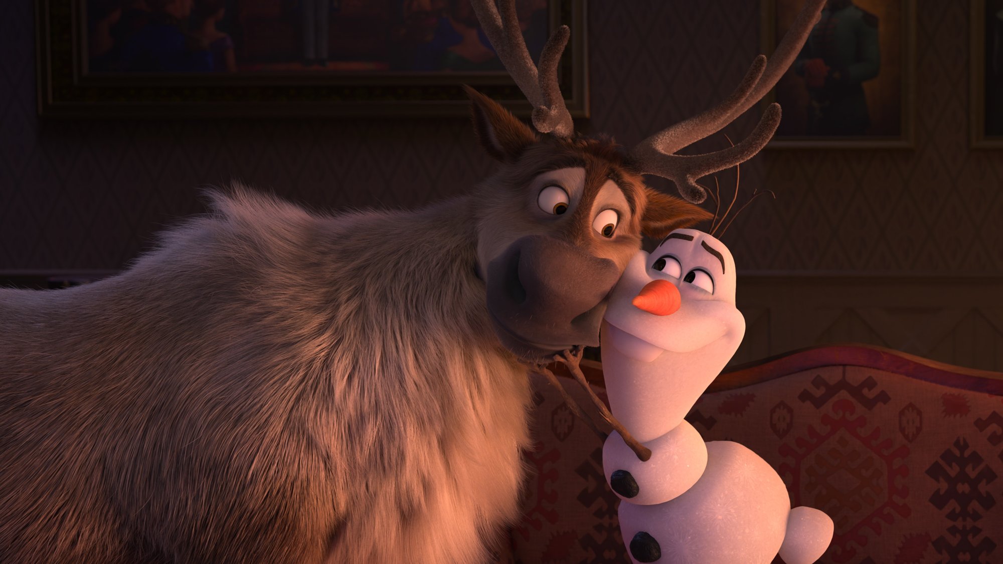Sven and Olaf from Walt Disney Pictures' Frozen II (2019)