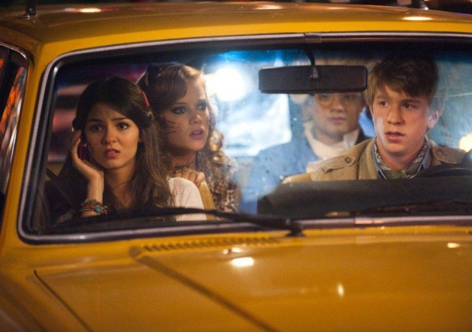 Victoria Justice, Jane Levy, Osric Chau and Thomas Mann in Paramount Pictures' Fun Size (2012)