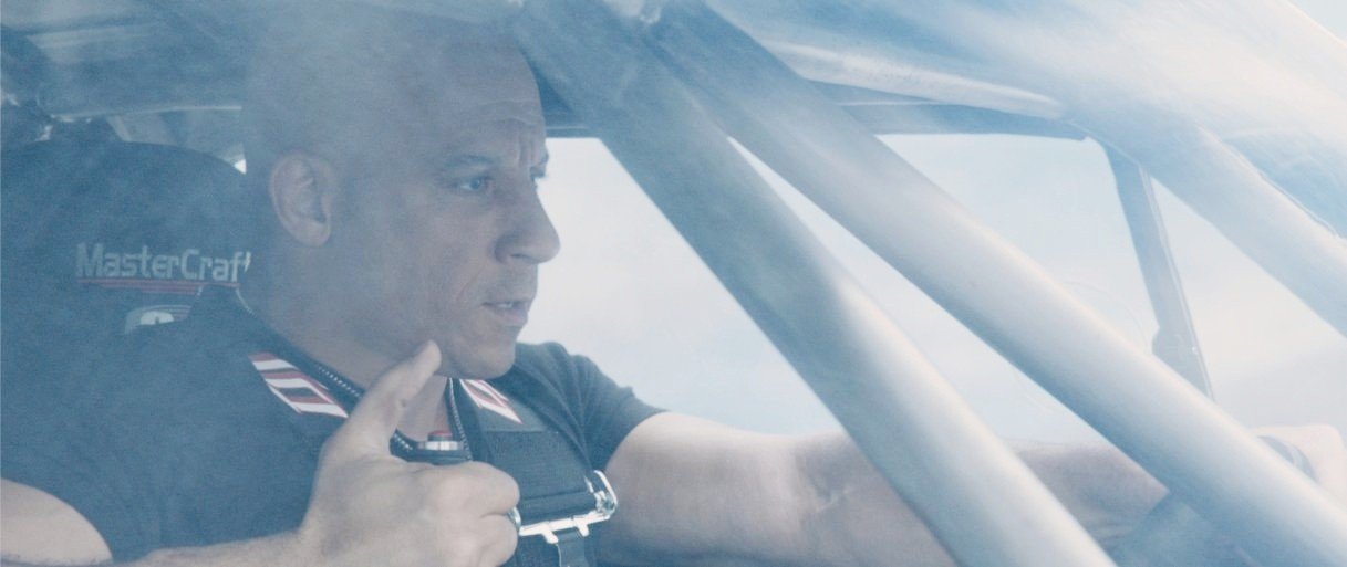 Vin Diesel stars as Dominic Toretto in Universal Pictures' Furious 7 (2015). Photo credit by Scott Garfield.