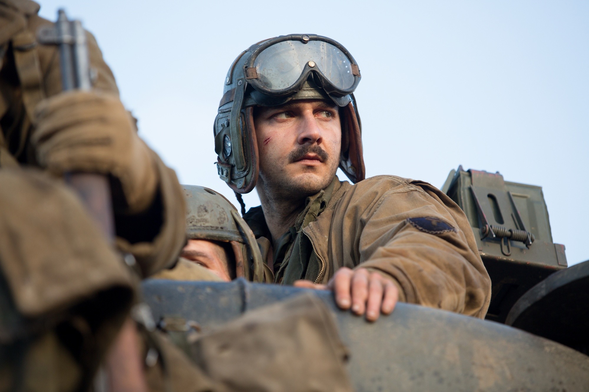 Shia LaBeouf stars as Bible in Columbia Pictures' Fury (2014)