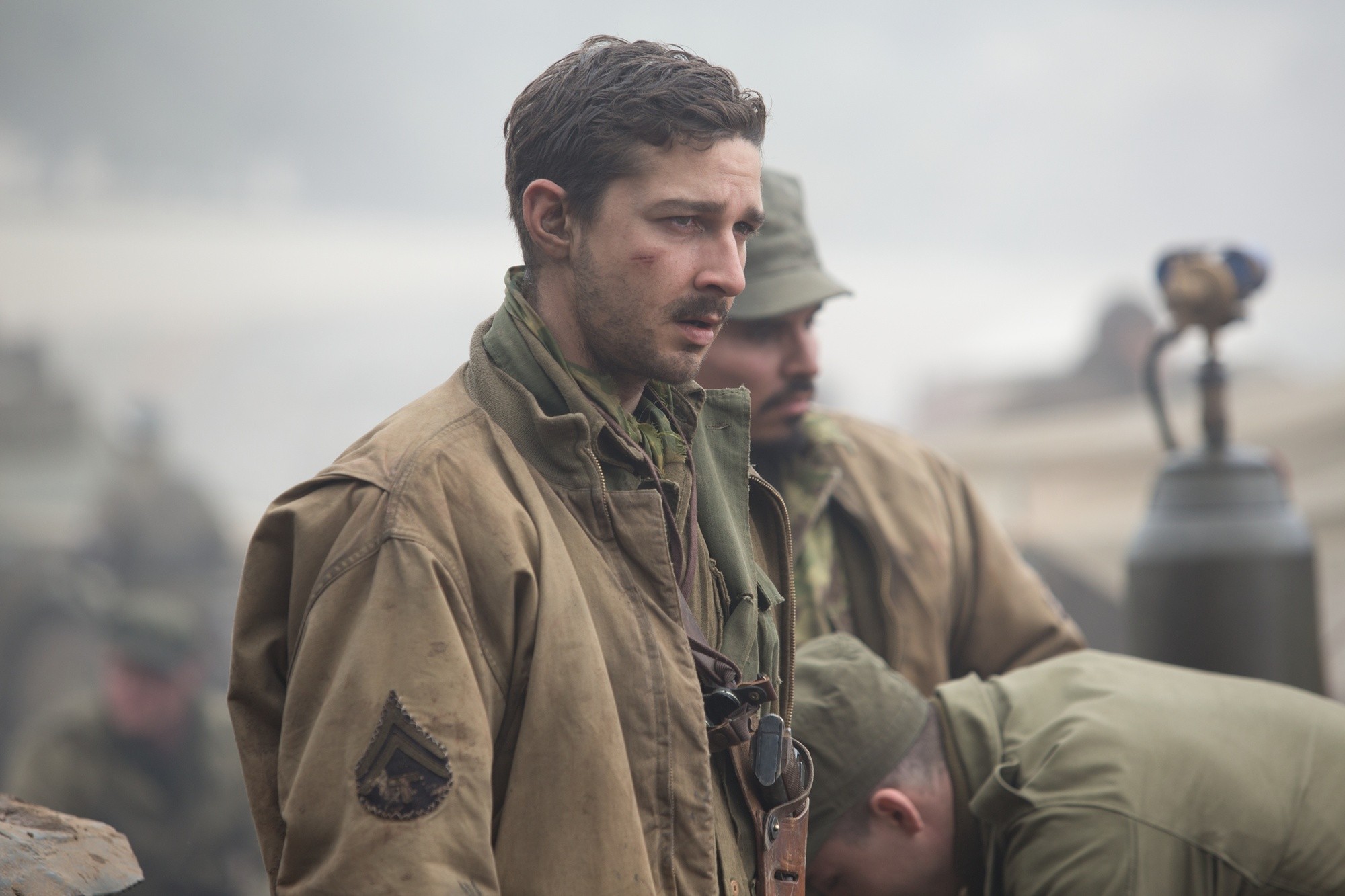 Shia LaBeouf stars as Bible in Columbia Pictures' Fury (2014)