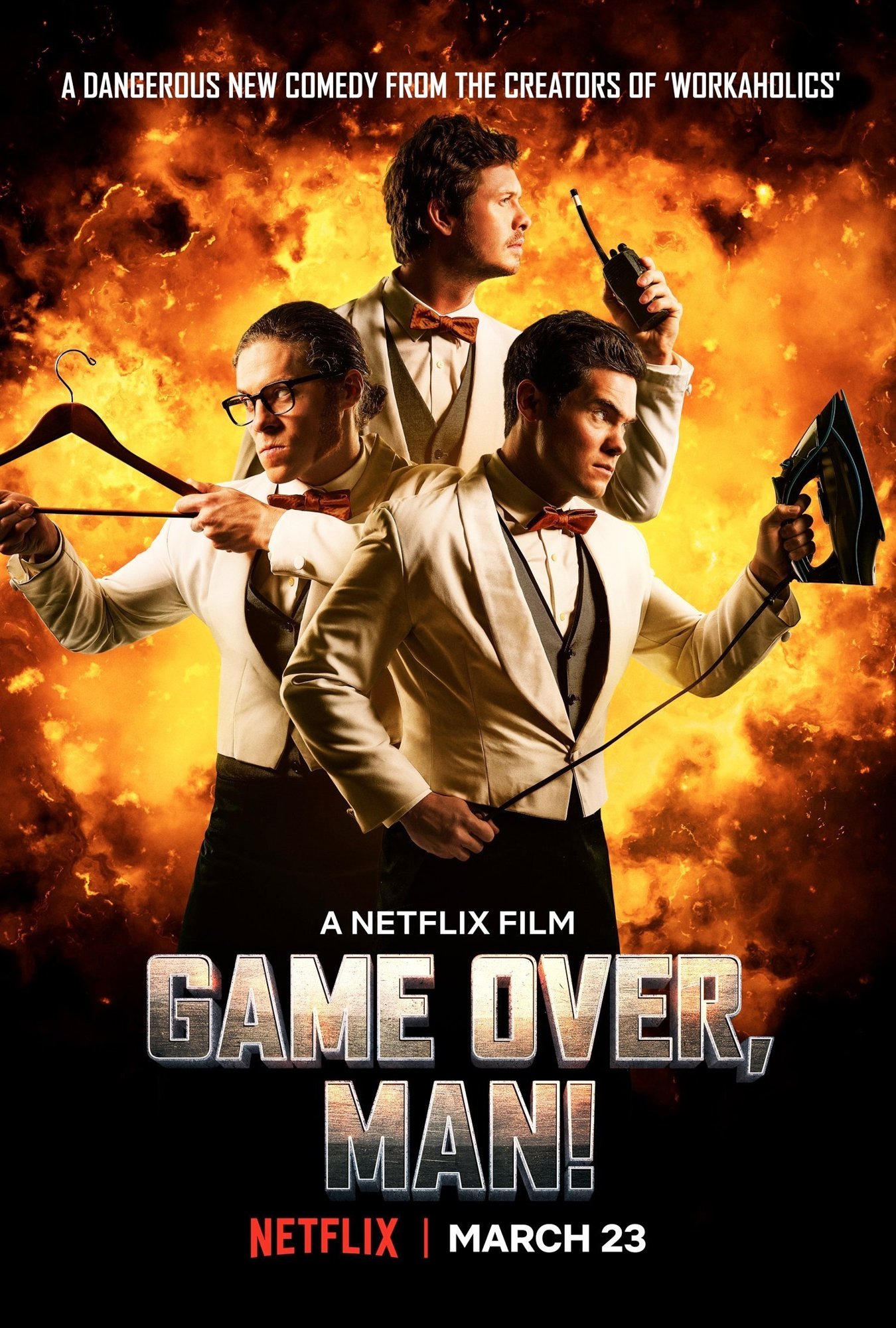 Poster of Netflix's Game Over, Man! (2018)
