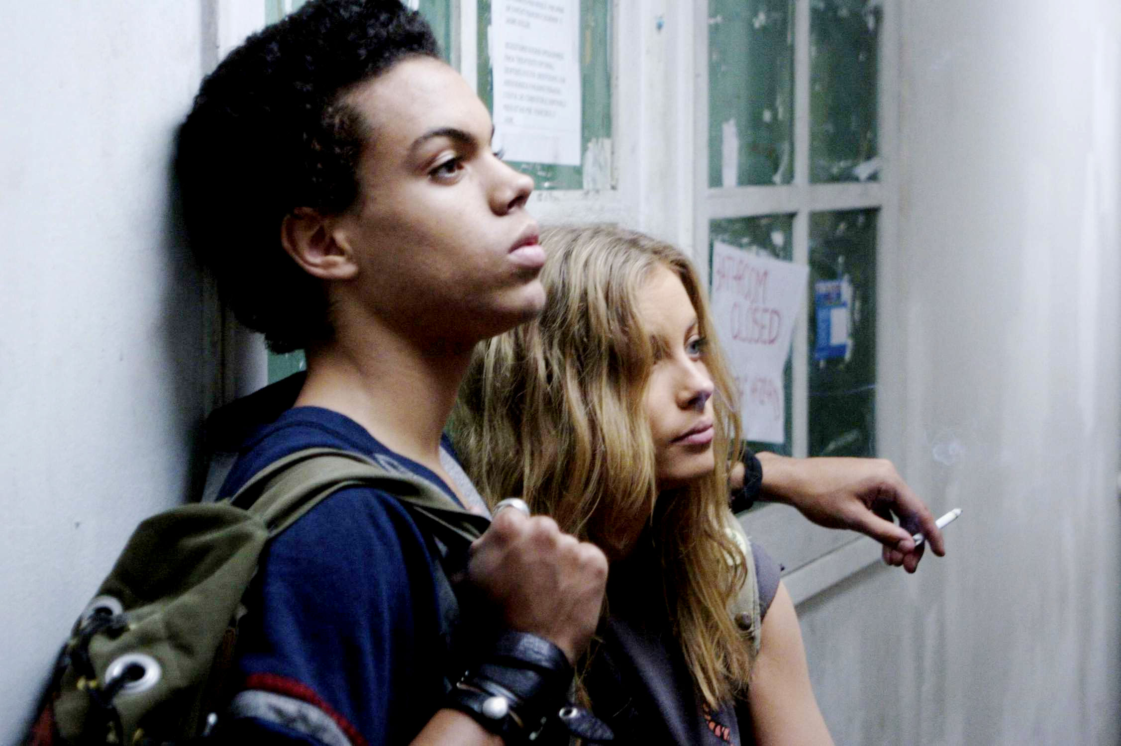 Evan Ross stars as Donnie and Gillian Jacobs stars as Leslie in City Lights Pictures' Gardens of the Night (2008)