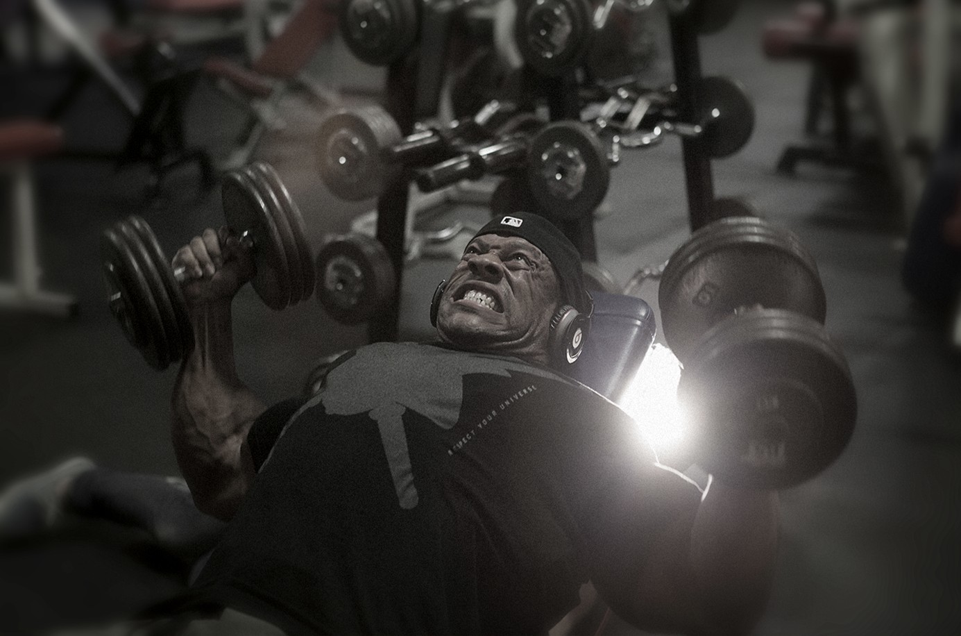 A scene from America Media's Generation Iron (2013)