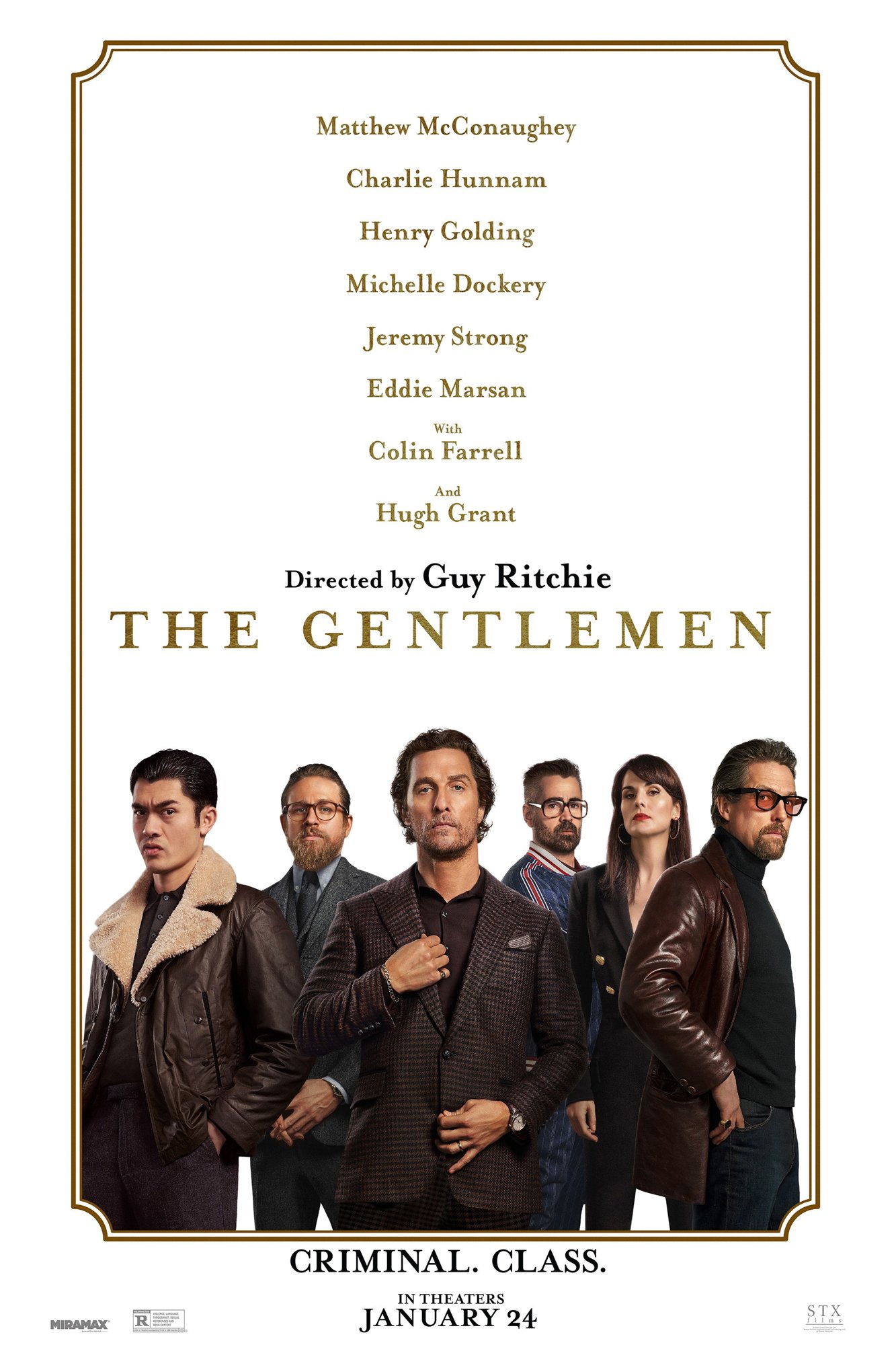Poster of STX Entertainment's The Gentlemen (2020)