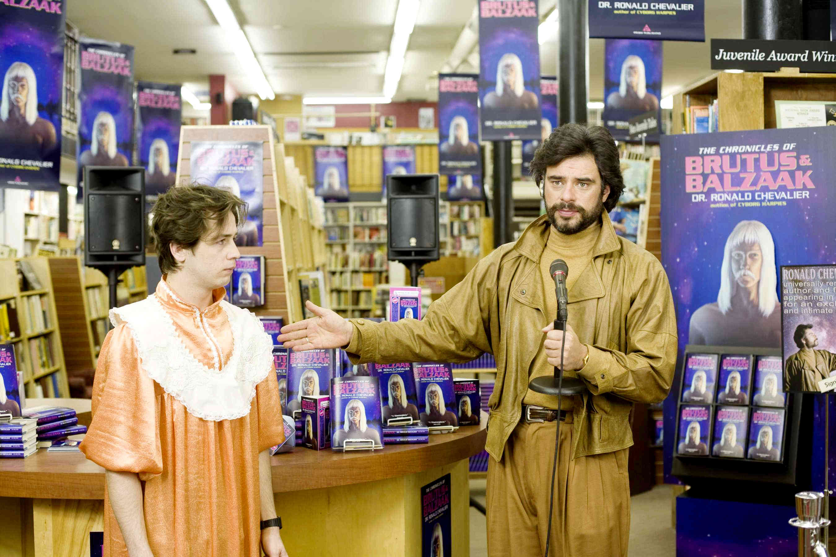 Michael Angarano stars as Benjamin and Jemaine Clement stars as Ronald Chevalier in Fox Searchlight Pictures' Gentlemen Broncos (2009). Photo credit by Seth Smoot.