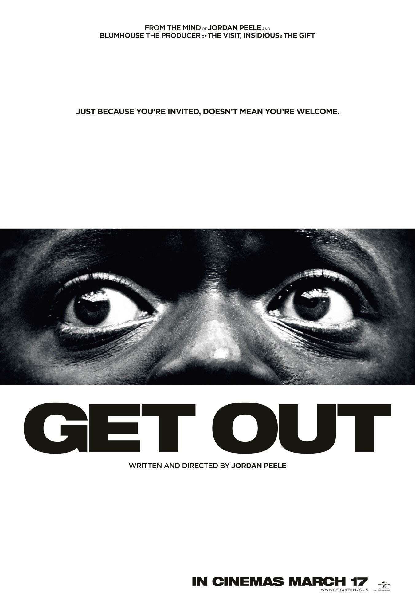 Poster of Universal Pictures' Get Out (2017)