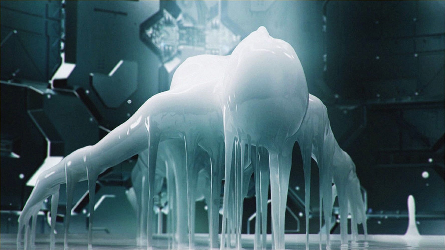 A scene from Paramount Pictures' Ghost in the Shell (2017)