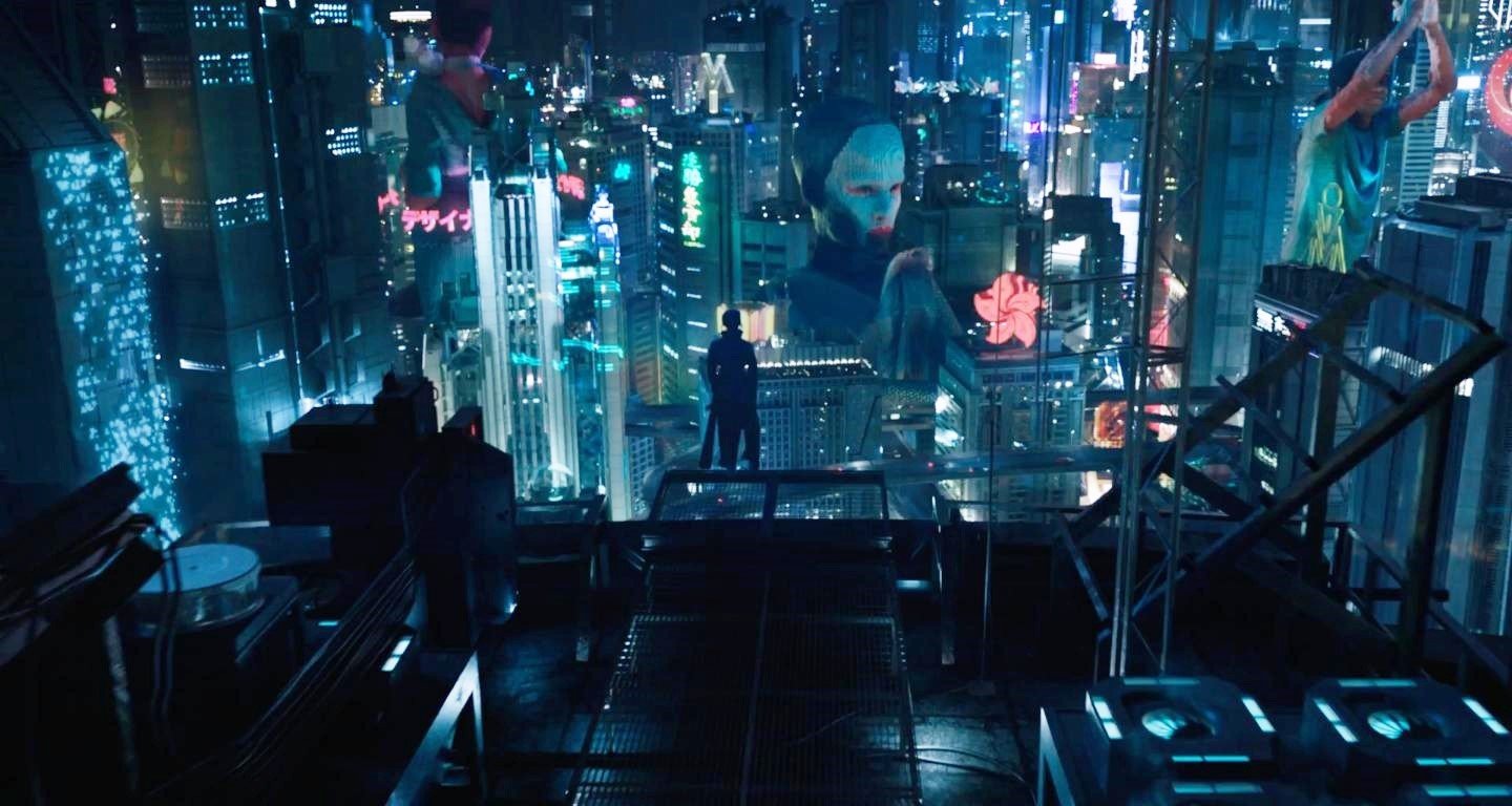 A scene from Paramount Pictures' Ghost in the Shell (2017)
