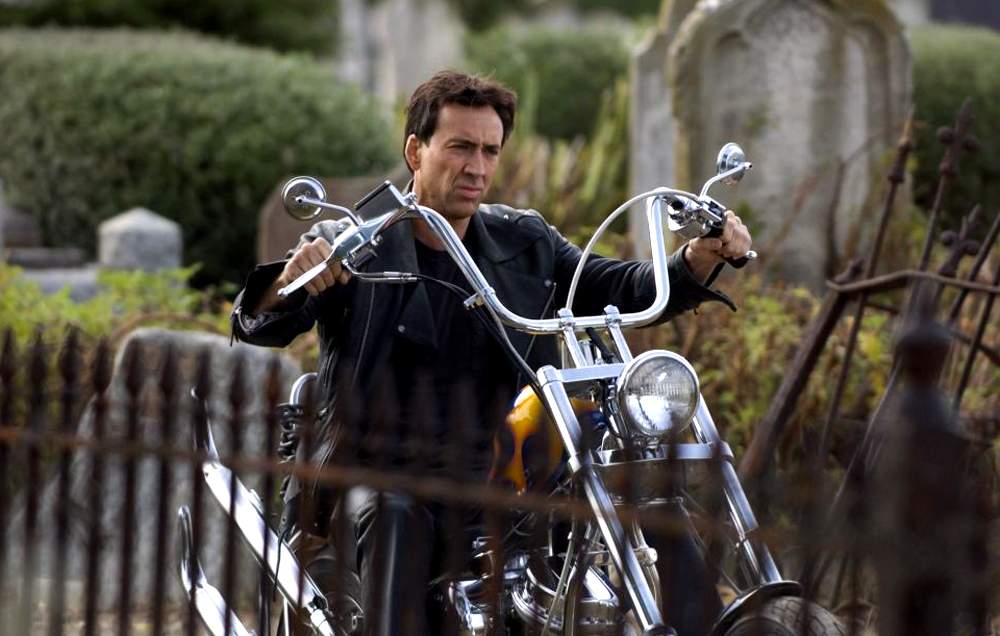 Nicolas Cage as Johnny Blaze in Columbia Pictures' Ghost Rider (2007)