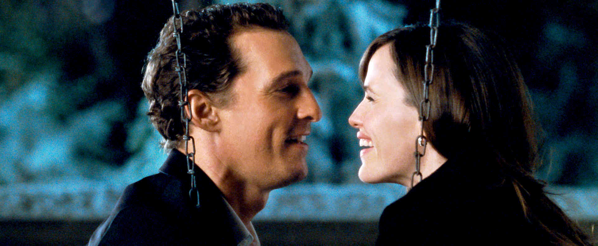 Matthew McConaughey stars as Connor and Jennifer Garner stars as Jenny in New Line Cinema's Ghosts of Girlfriends Past (2009)