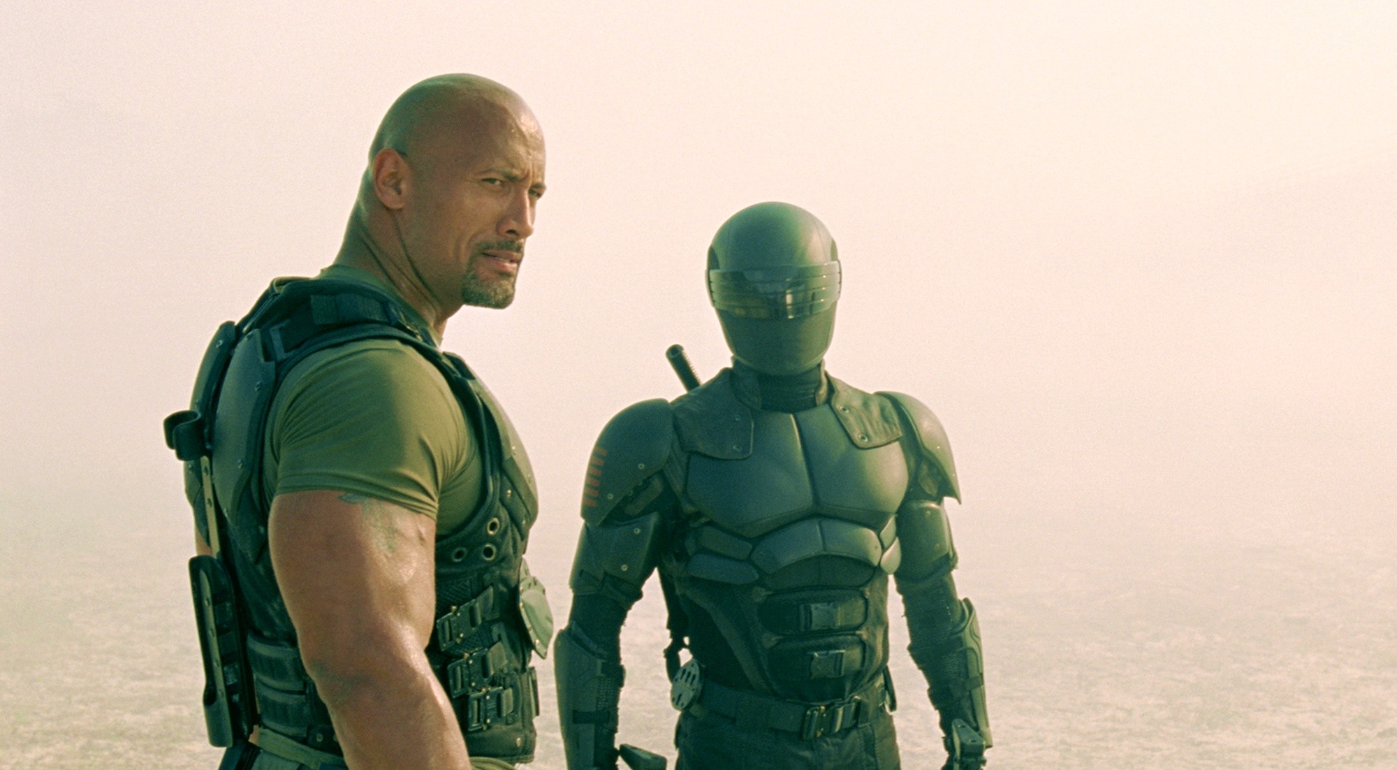 The Rock stars as Roadblock and Snake Eyes in Paramount Pictures' G.I. Joe: Retaliation (2013)