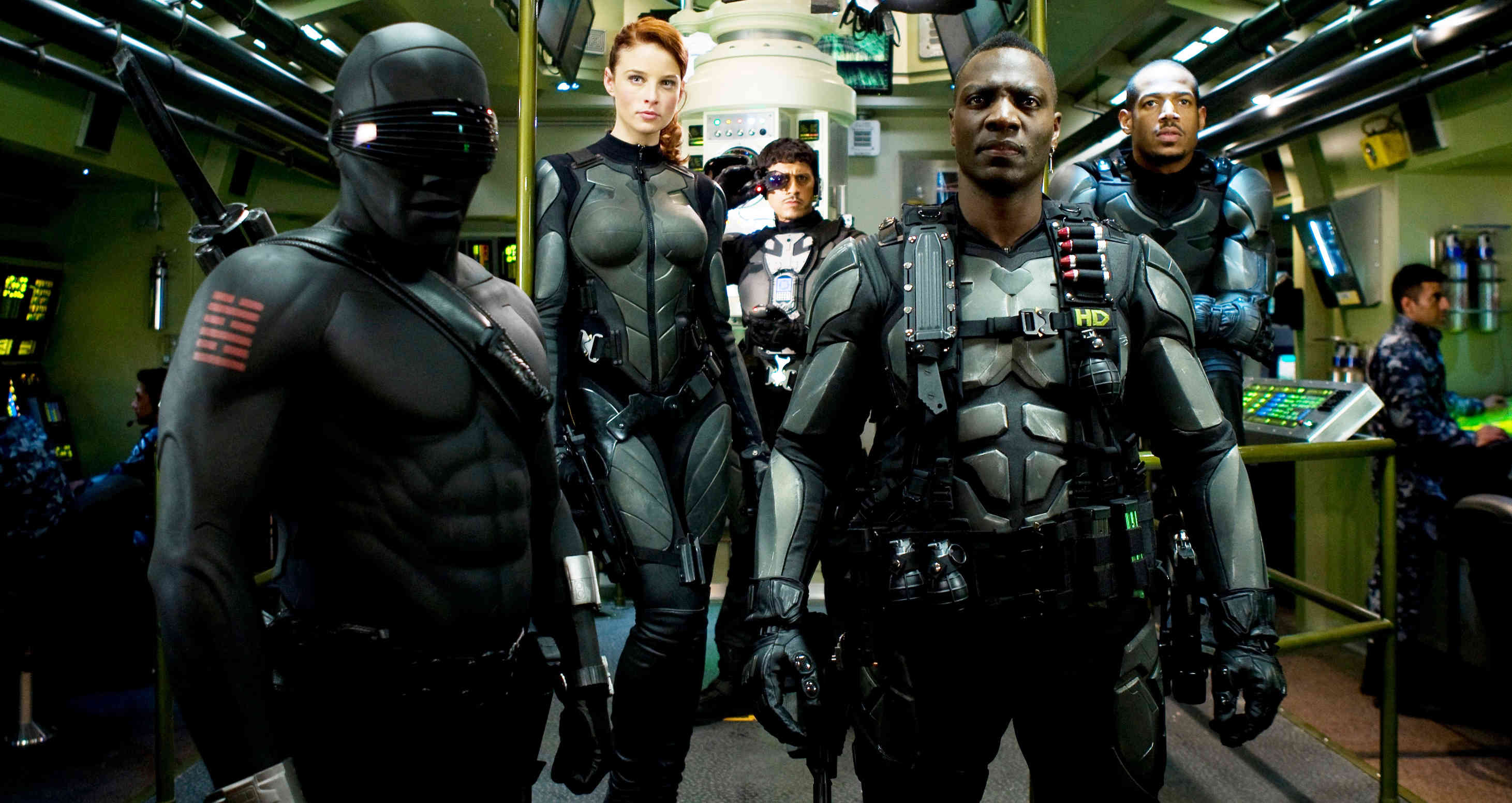 Ray Park, Rachel Nichols, Said Taghmaoui, Adewale Akinnuoye-Agbaje and Marlon Wayans in Paramount Pictures' G.I. Joe: Rise of Cobra (2009)