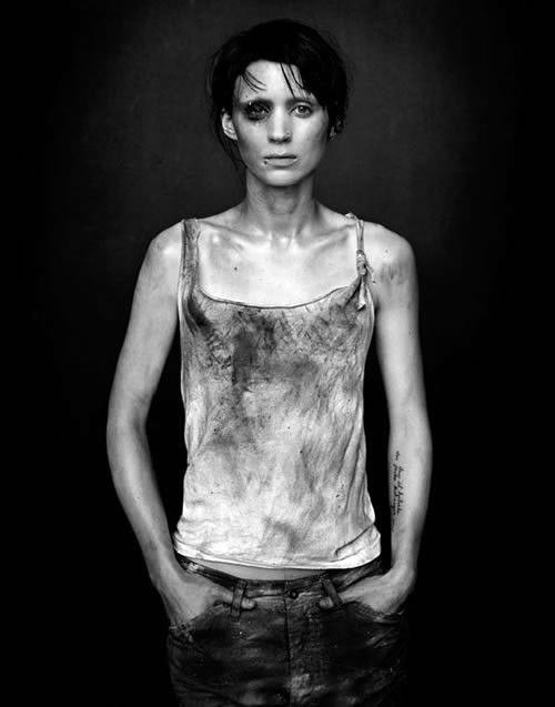 Rooney Mara stars as Lisbeth Salander in Columbia Pictures' The Girl with the Dragon Tattoo (2011)