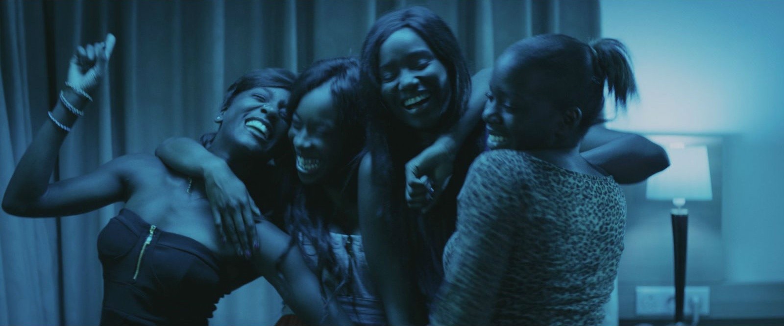 Lindsay Karamoh, Karidja Toure, Assa Sylla and Marietou Toure in Strand Releasing' Girlhood (2015)
