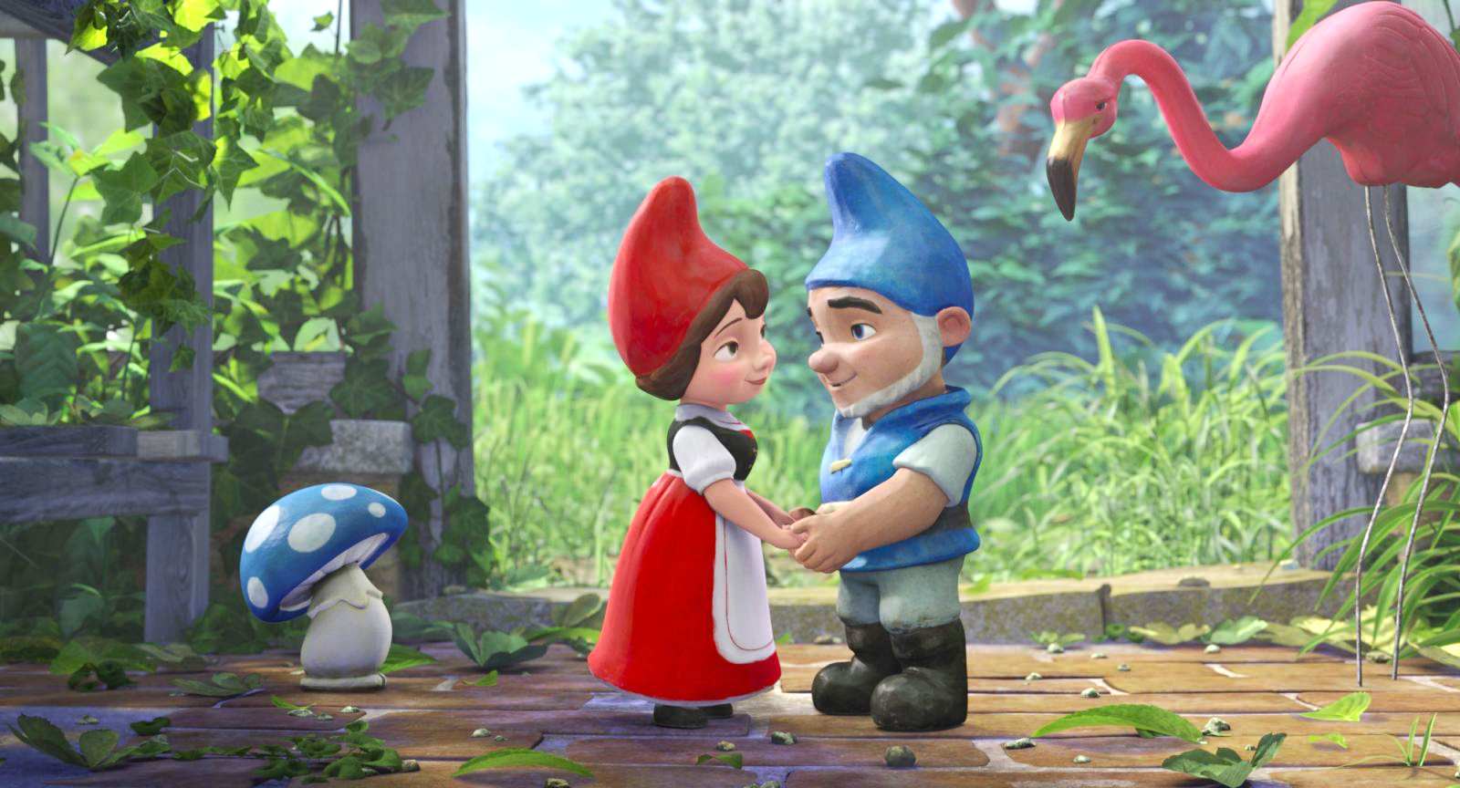 A scene from Touchstone Pictures' Gnomeo and Juliet (2011)