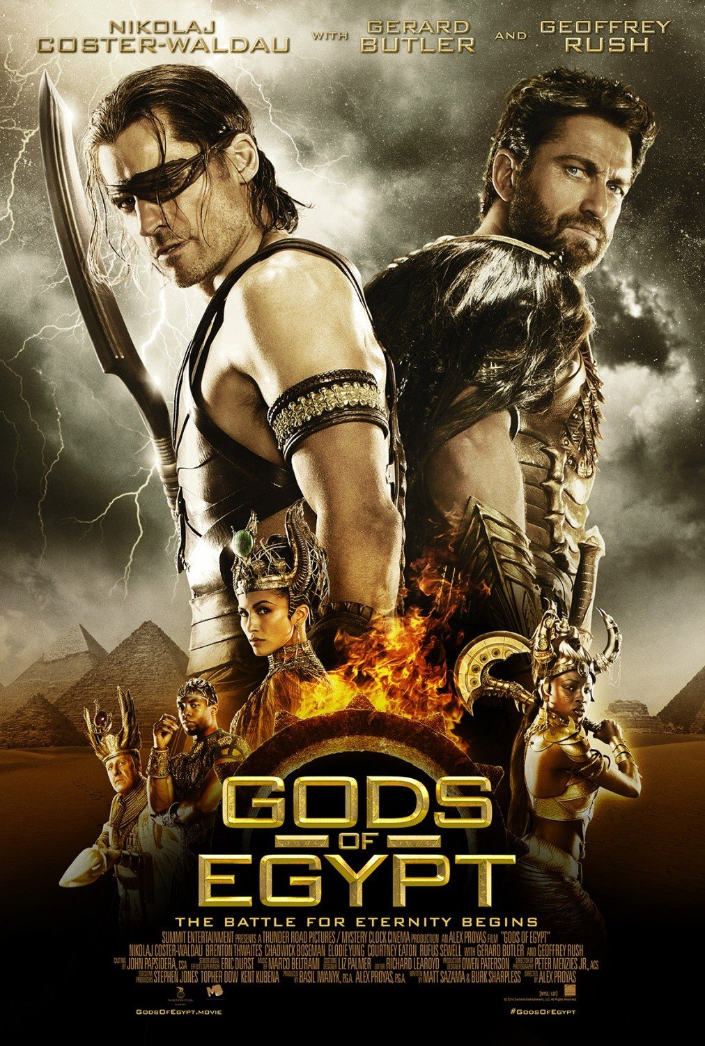 Poster of Summit Entertainment's Gods of Egypt (2016)