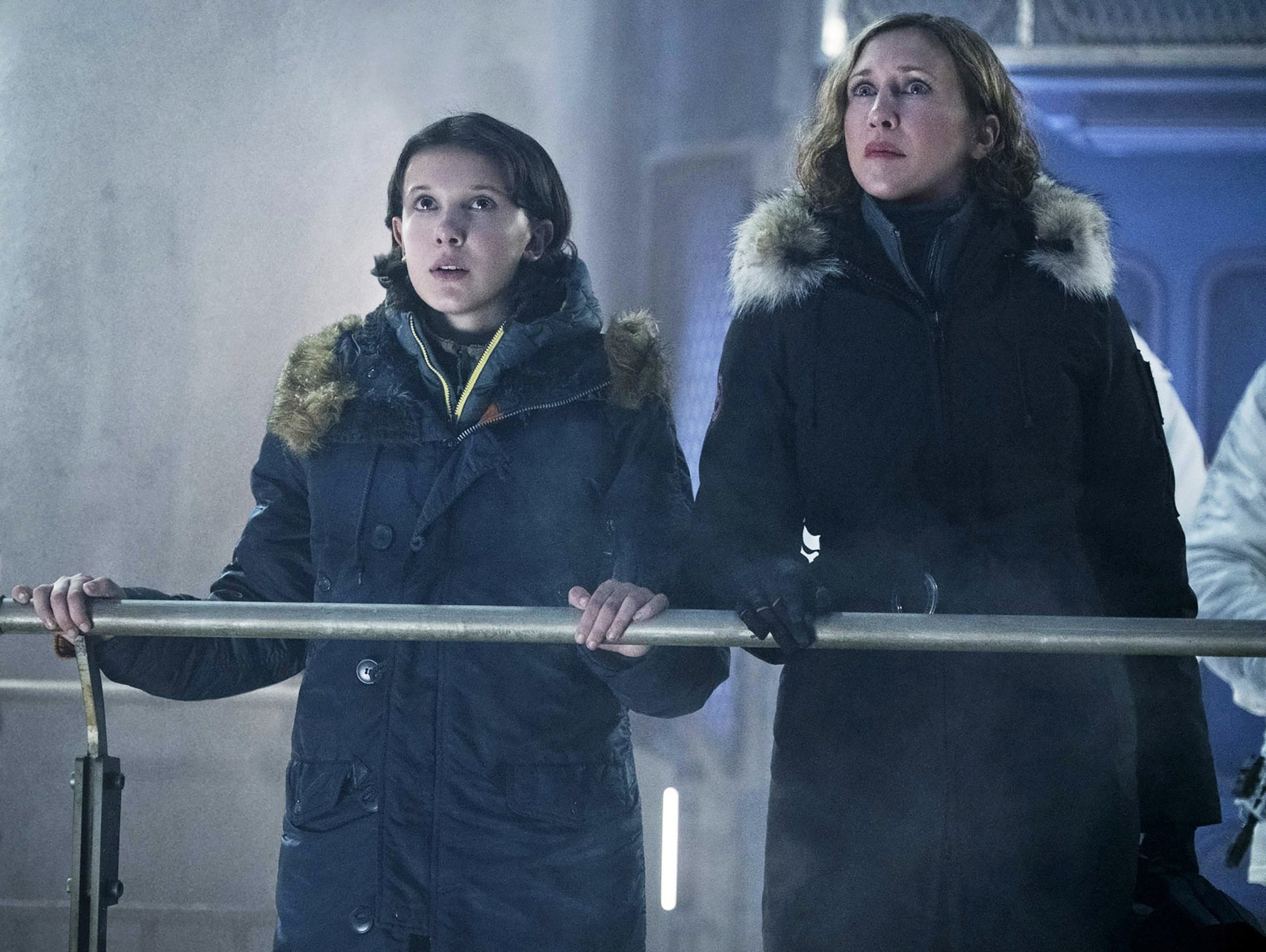 Millie Bobby Brown stars as Madison Russell and Vera Farmiga stars as Dr. Emma Russell in Warner Bros. Pictures' Godzilla: King of the Monsters (2019)
