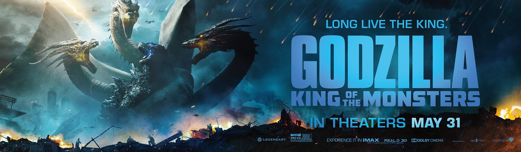 Poster of Warner Bros. Pictures' Godzilla: King of the Monsters (2019)