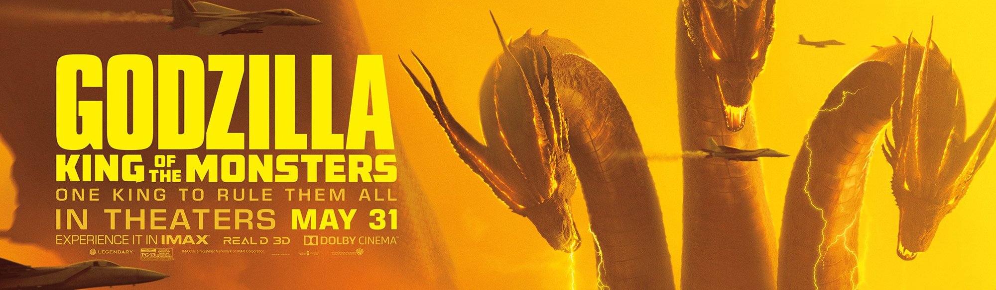 Poster of Warner Bros. Pictures' Godzilla: King of the Monsters (2019)