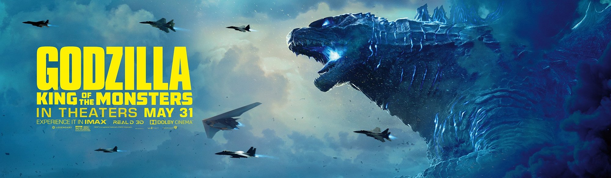 Poster of Warner Bros. Pictures' Godzilla: King of the Monsters (2019)