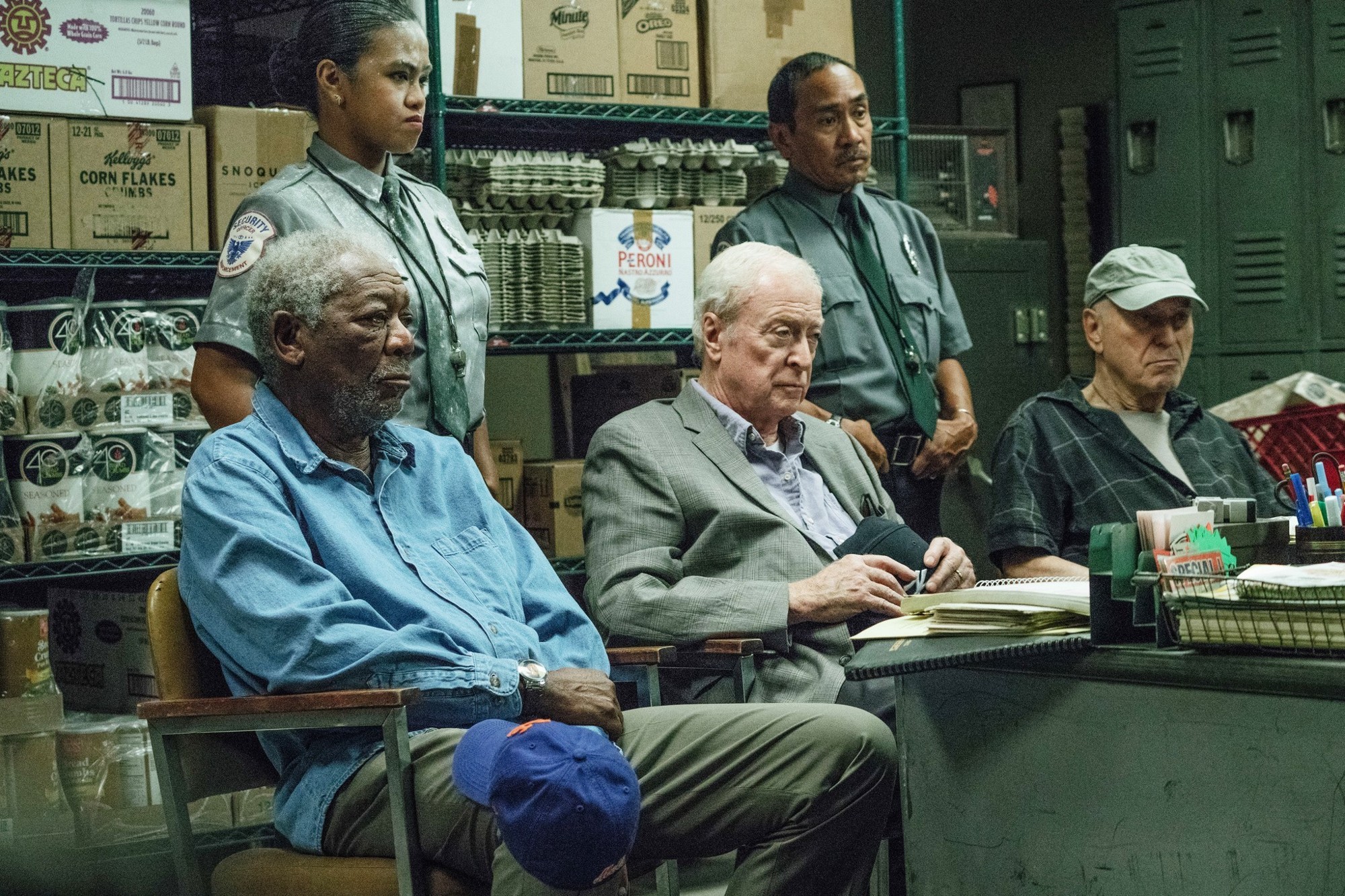 Morgan Freeman, Michael Caine and Alan Arkin in Warner Bros. Pictures' Going in Style (2017)