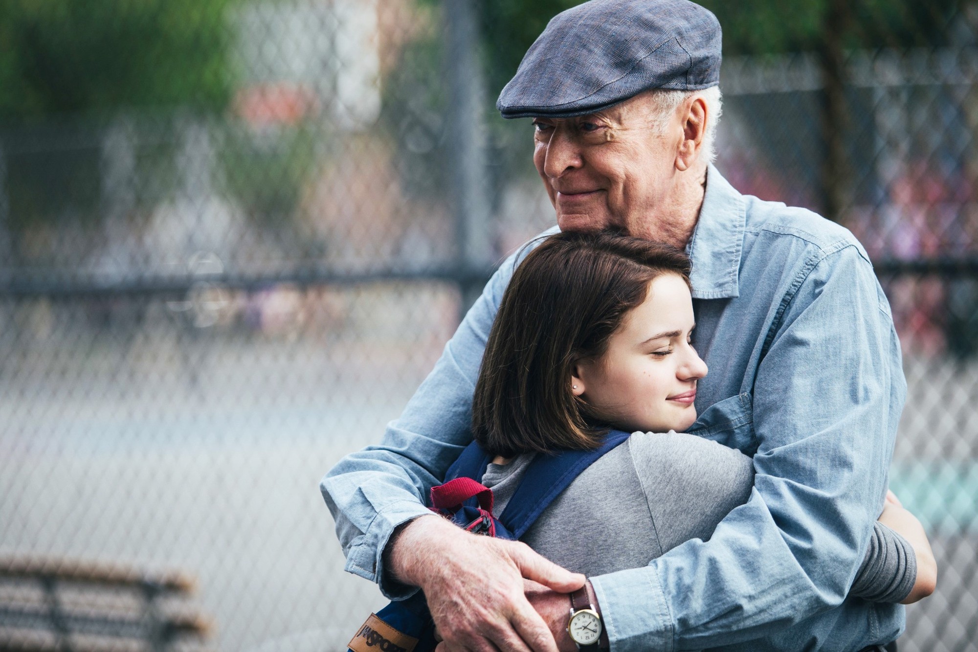 Michael Caine stars as Joe and Joey King stars as Brooklyn in Warner Bros. Pictures' Going in Style (2017)