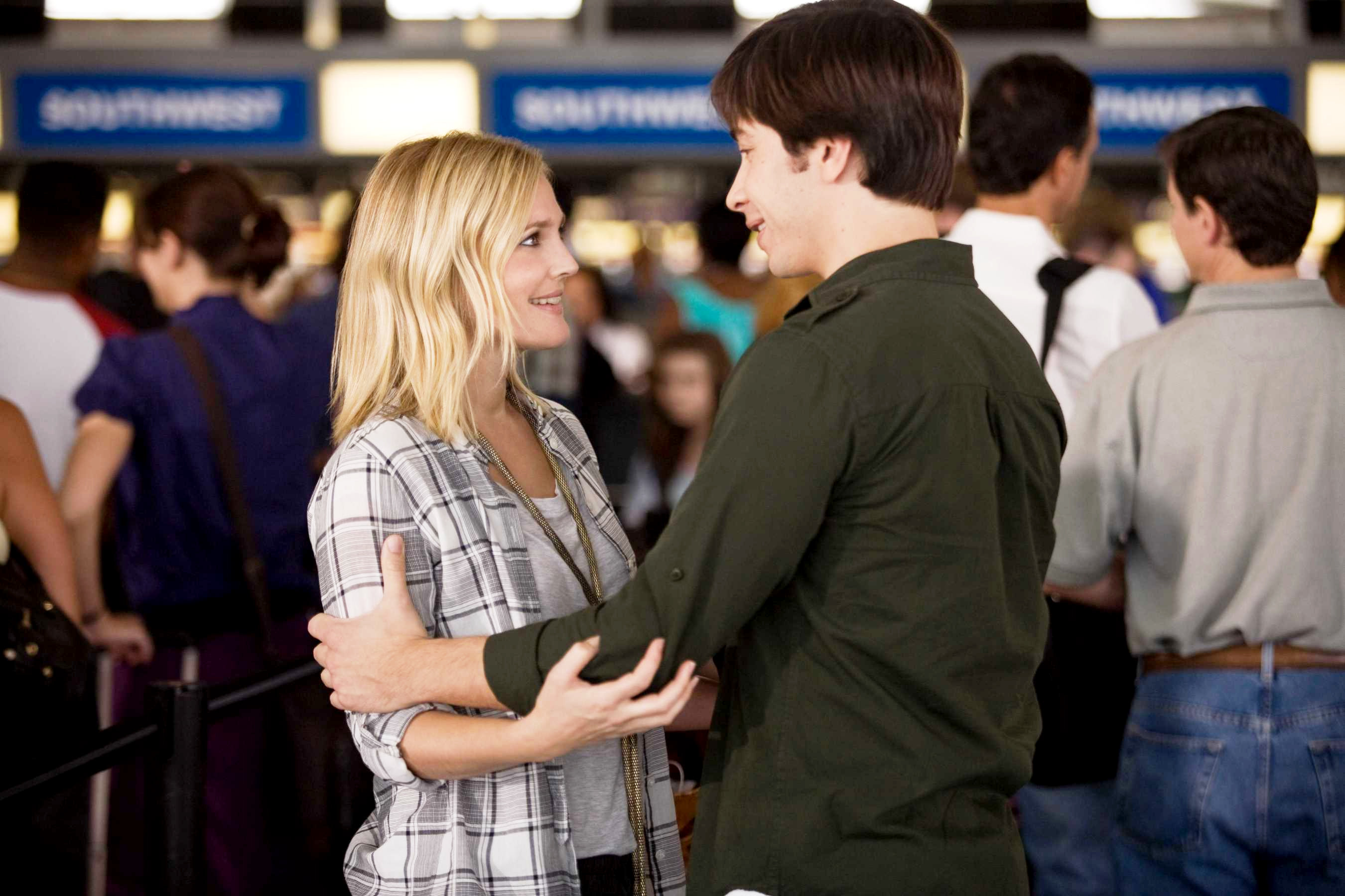 Drew Barrymore stars as Erin and Justin Long stars as Garrett in Warner Bros. Pictures' Going the Distance (2010). Photo credit by Jessica Miglio.