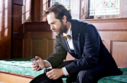 Luke Perry stars as John Goodnight  in Hallmark Channel's Goodnight for Justice (2011)