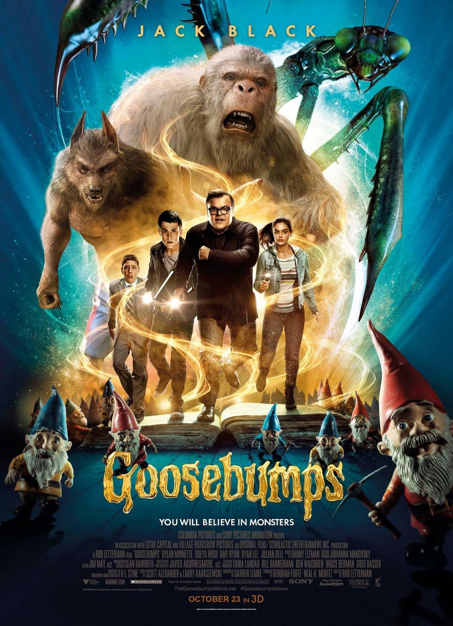 Poster of Columbia Pictures' Goosebumps (2015)