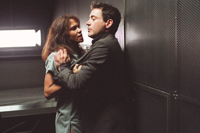 Halle Berry and Robert Downey Jr. in Warner Bros.' Gothika (2003)