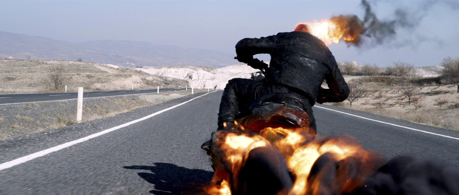 A scene from Columbia Pictures' Ghost Rider: Spirit of Vengeance (2012)