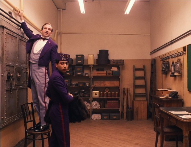 Ralph Fiennes stars as M. Gustave and Tony Revolori stars as Zero in Fox Searchlight Pictures' The Grand Budapest Hotel (2014)