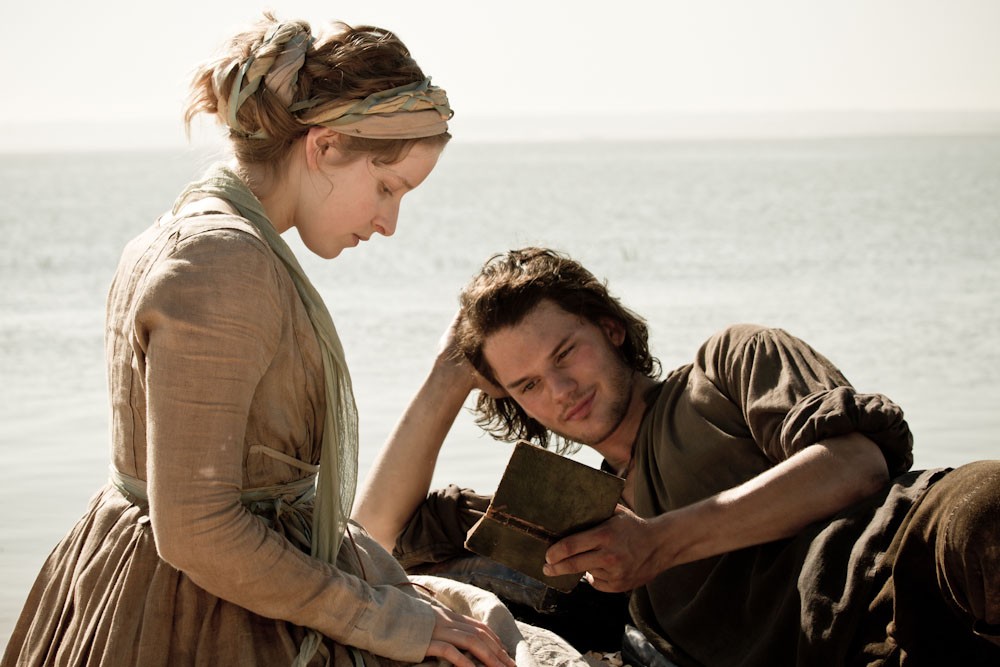 Jessie Cave stars as Biddy and Jeremy Irvine stars as Pip in Main Street Films' Great Expectations (2013)