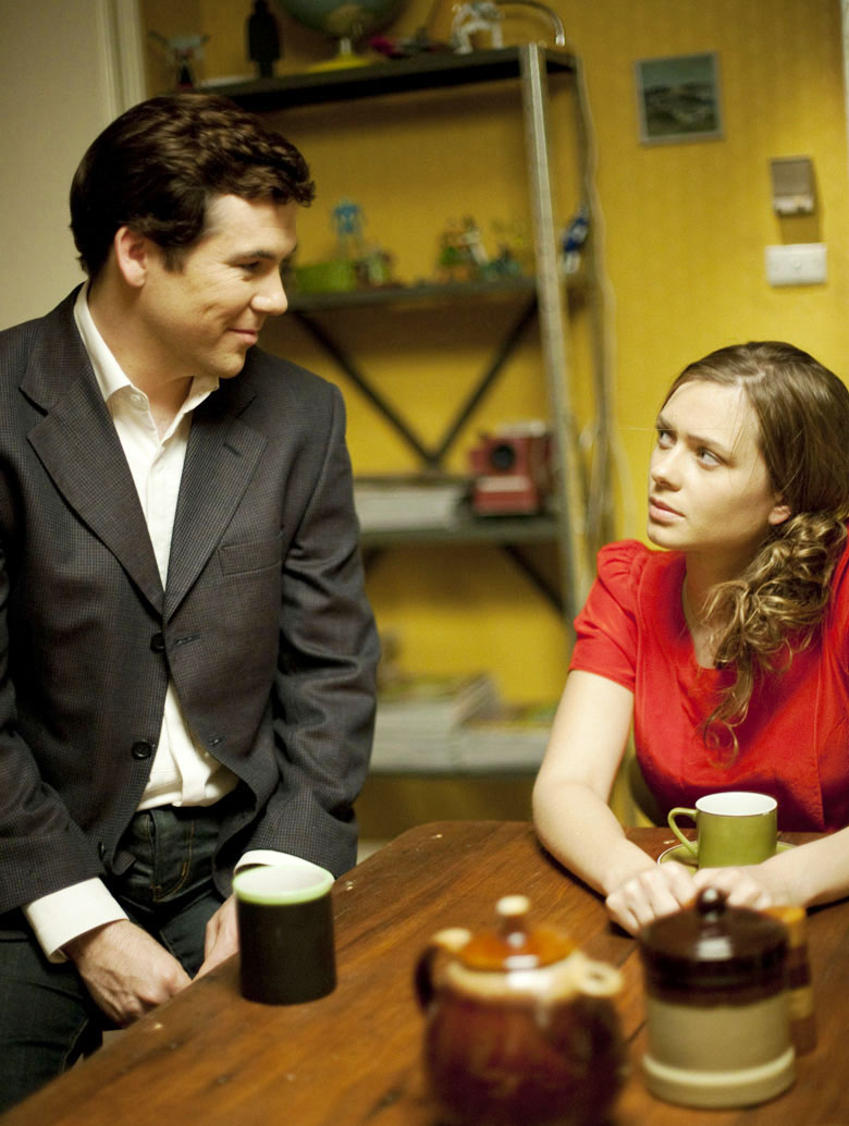 Patrick Brammall stars as Tim and Maeve Dermody stars as Melody in Indomina Releasing's Griff the Invisible (2011)