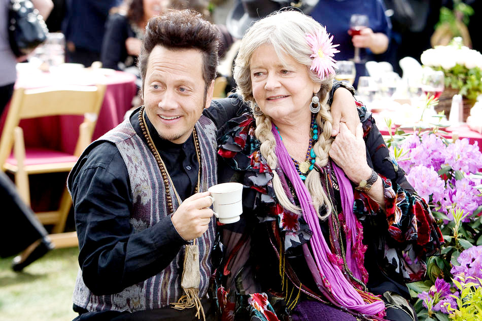 Rob Schneider stars as Rob Hilliard and Joyce Van Patten stars as Gloria in Columbia Pictures' Grown Ups (2010)
