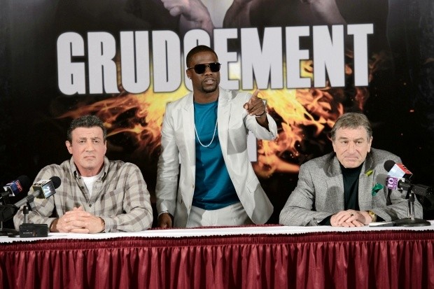 Sylvester Stallone, Kevin Hart and Robert De Niro in Warner Bros. Pictures' Grudge Match (2013)